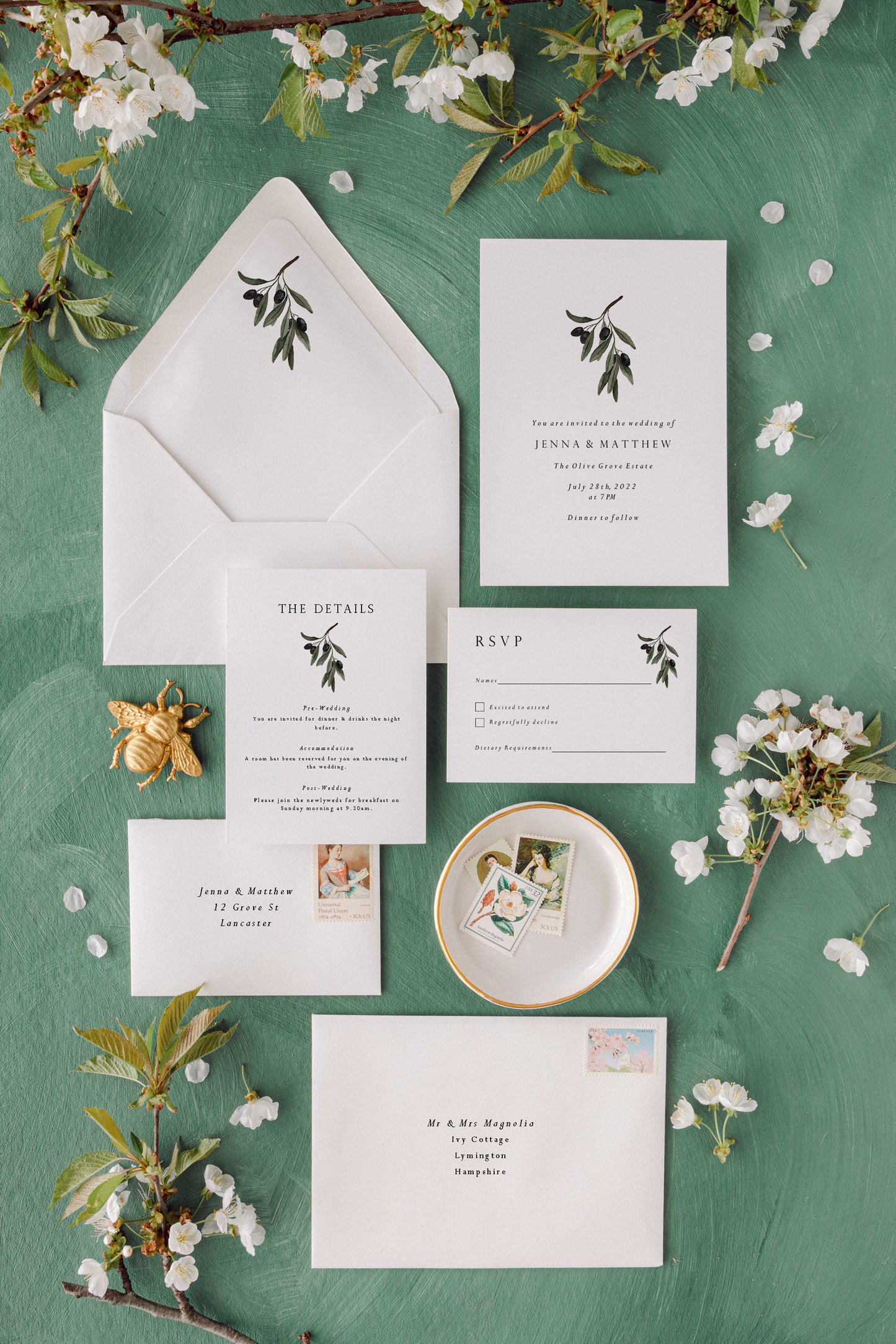 Olive Branch Invitation