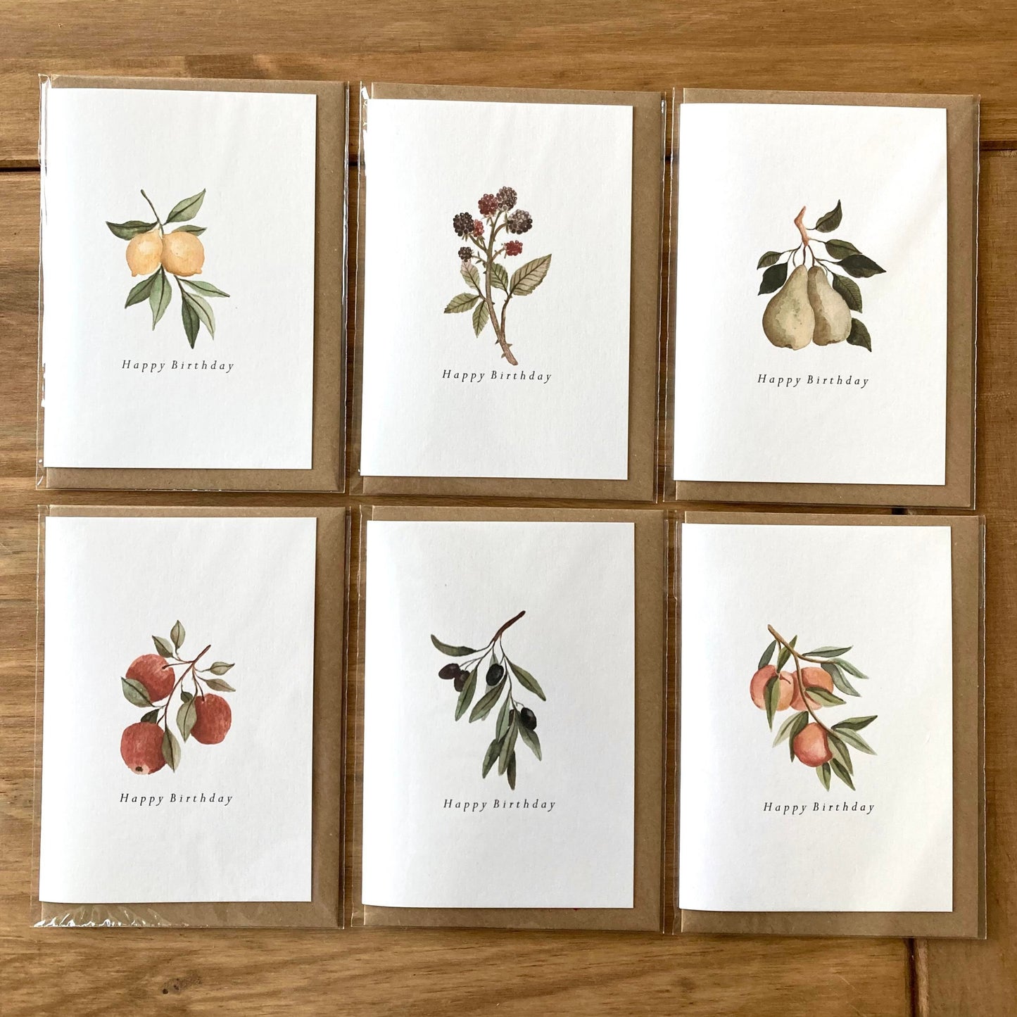 Apple Fruit Birthday Card