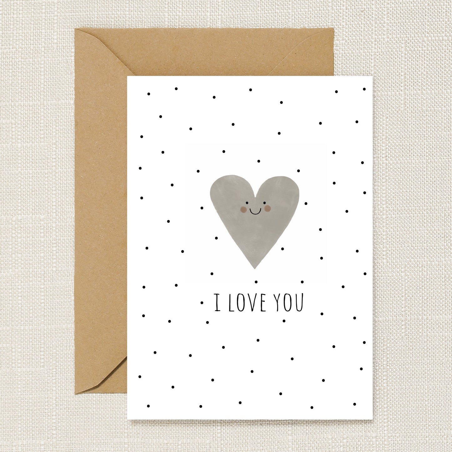 I Love You Heart Card