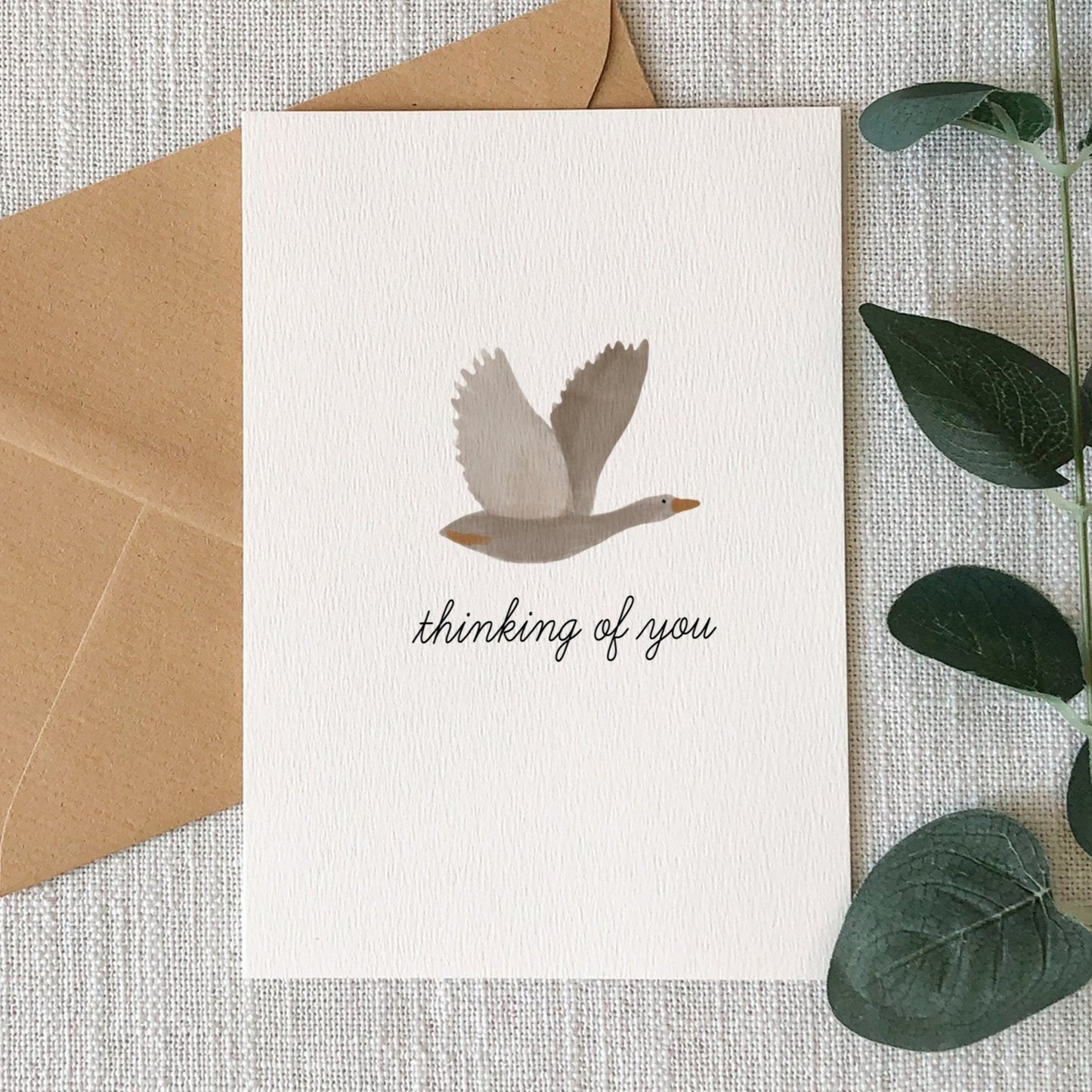 Thinking of You Goose Card