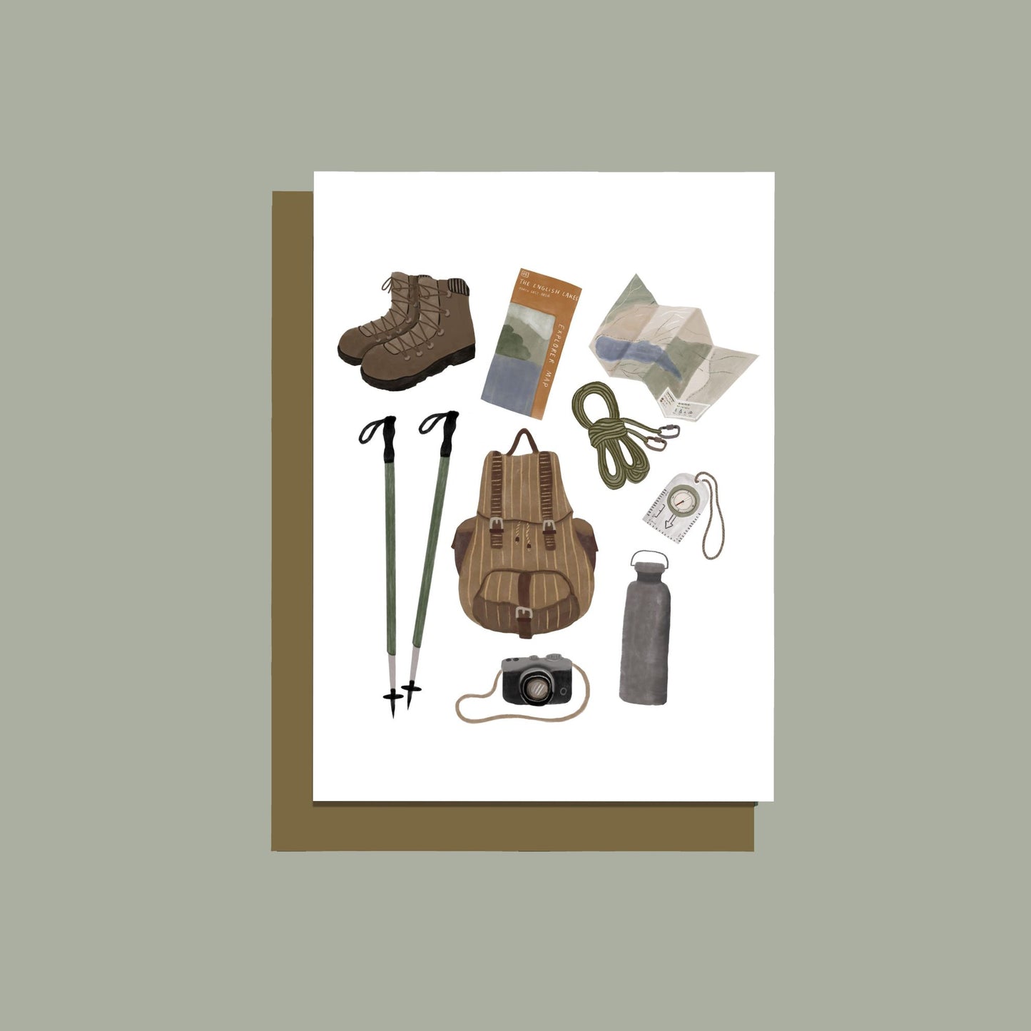 Pack of 4 Outdoor Activity Greeting Cards