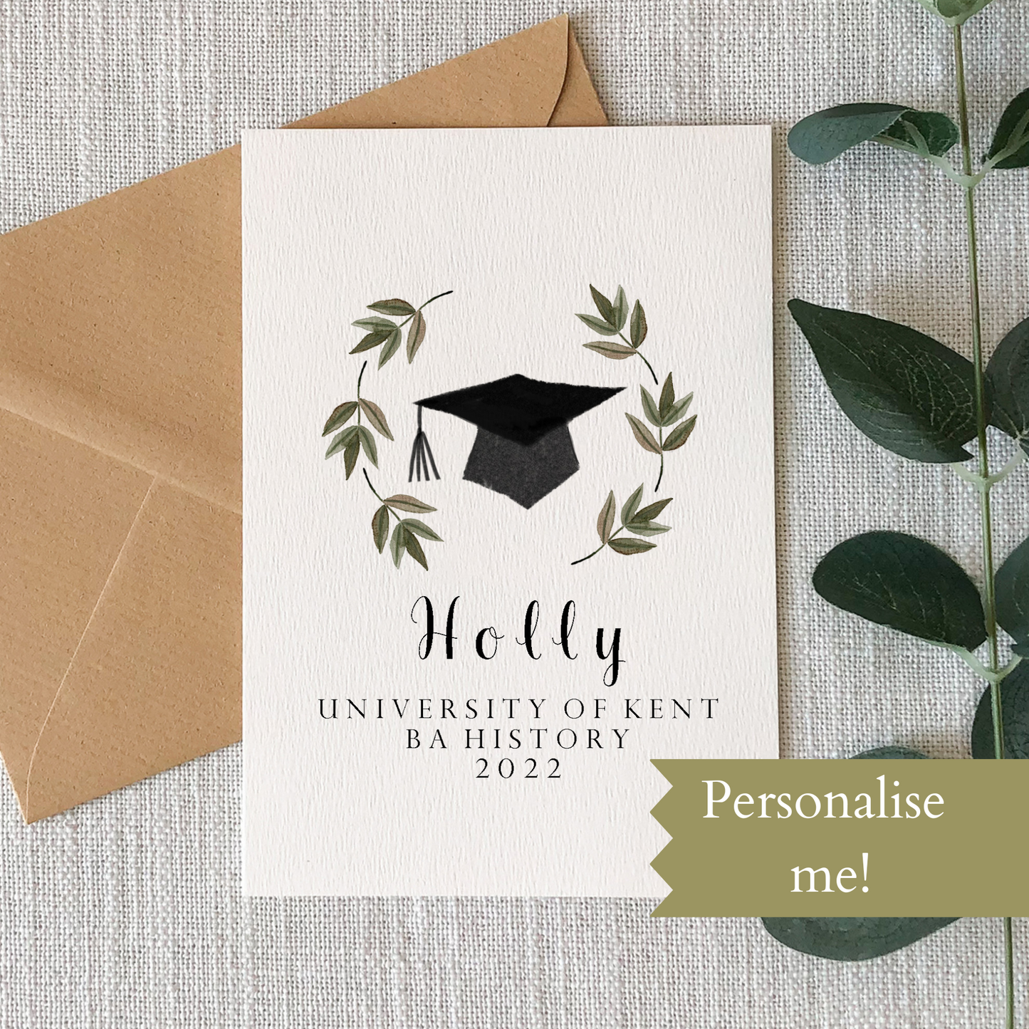 Graduation Congratulations Card | Personalised