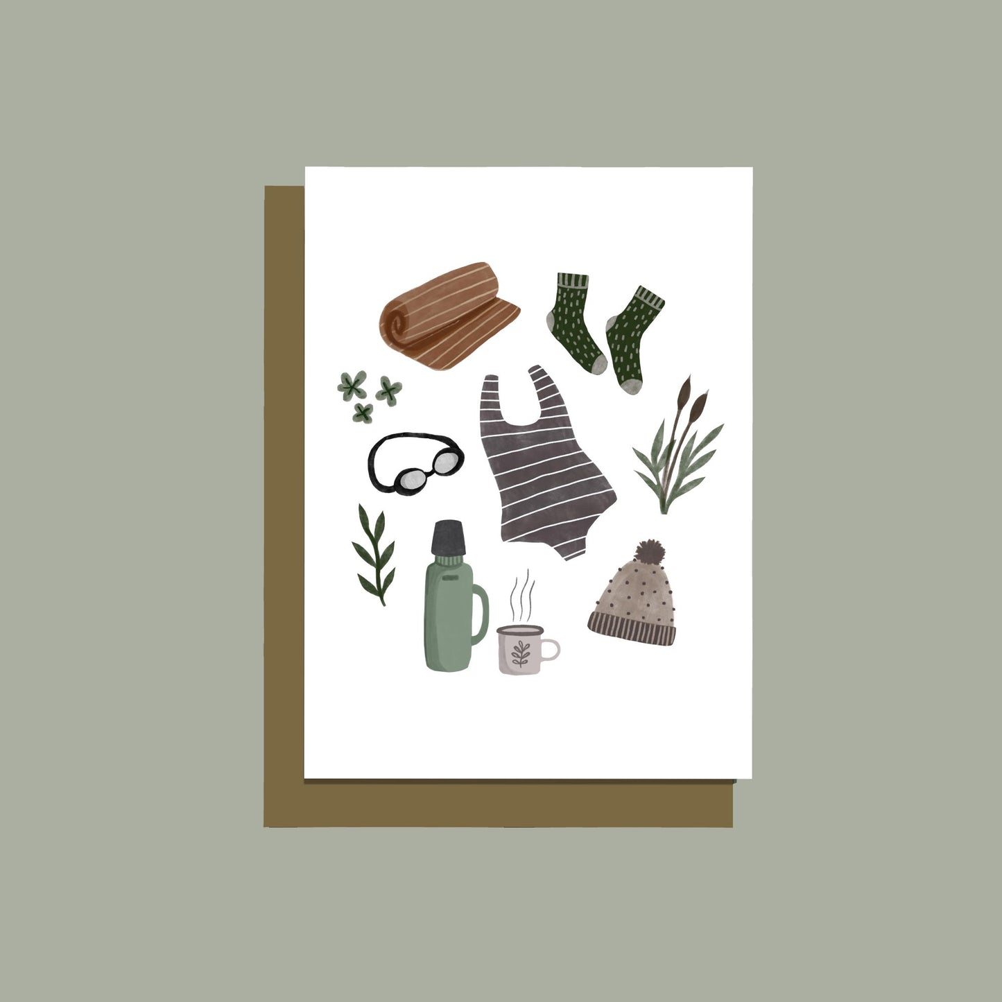 Pack of 4 Outdoor Activity Greeting Cards