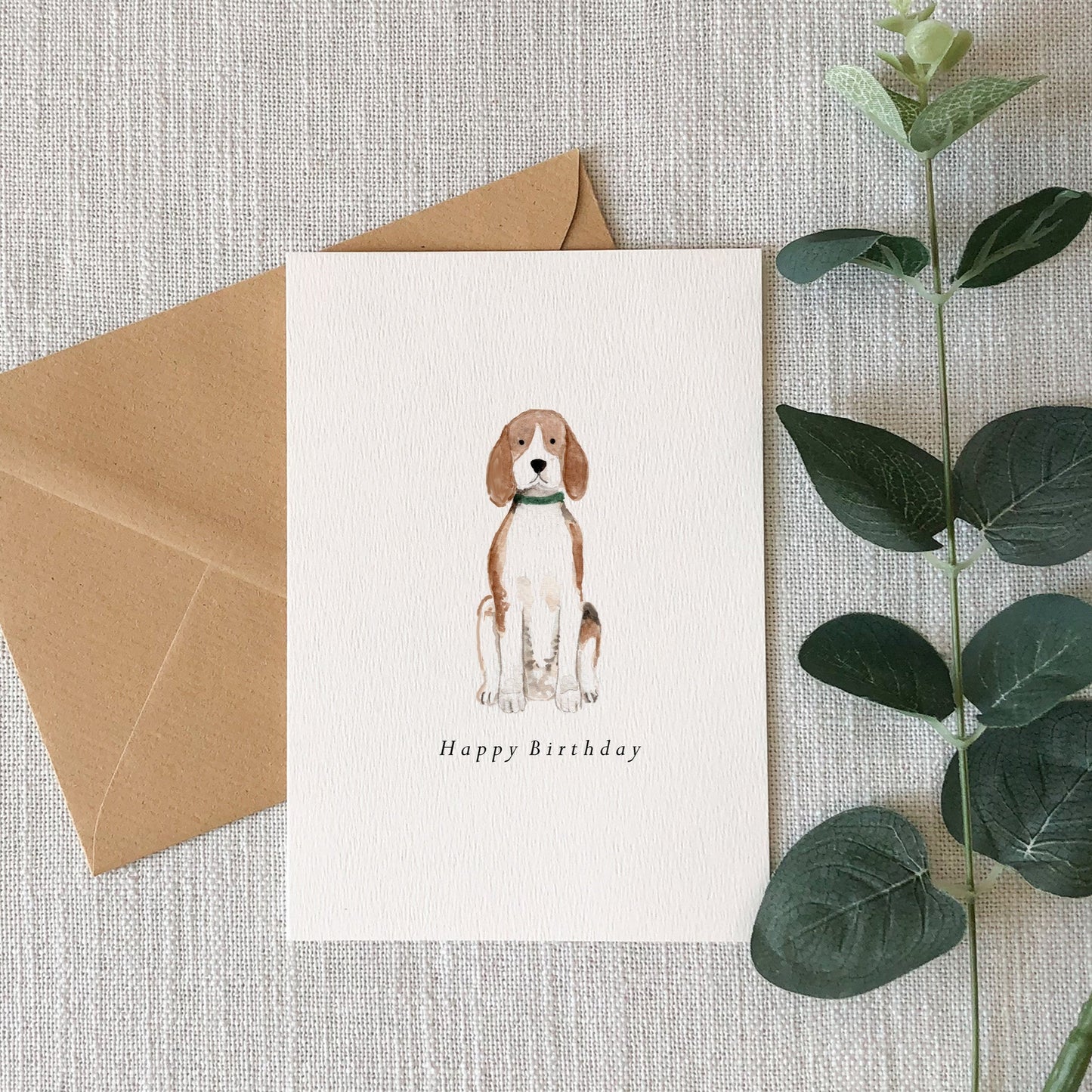 Beagle Birthday Card