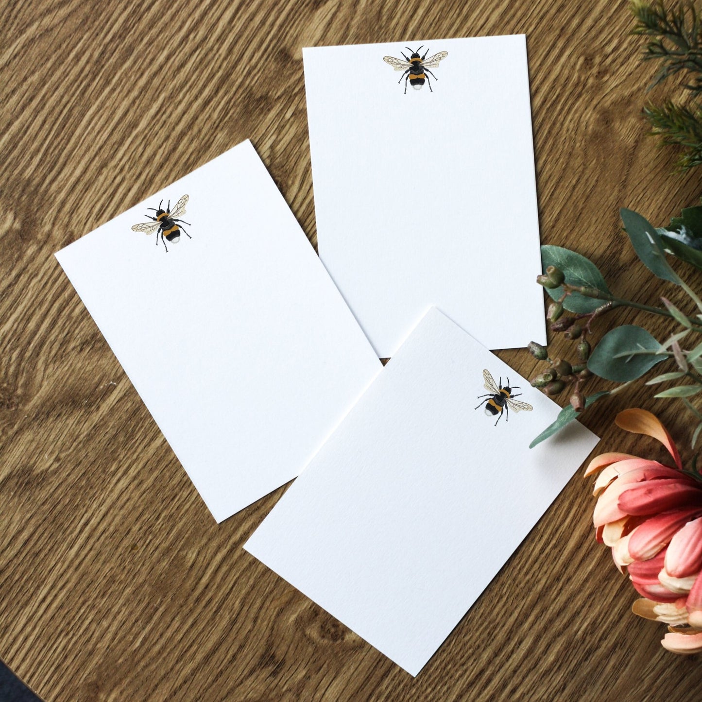 Set of Bumblebee Notecards