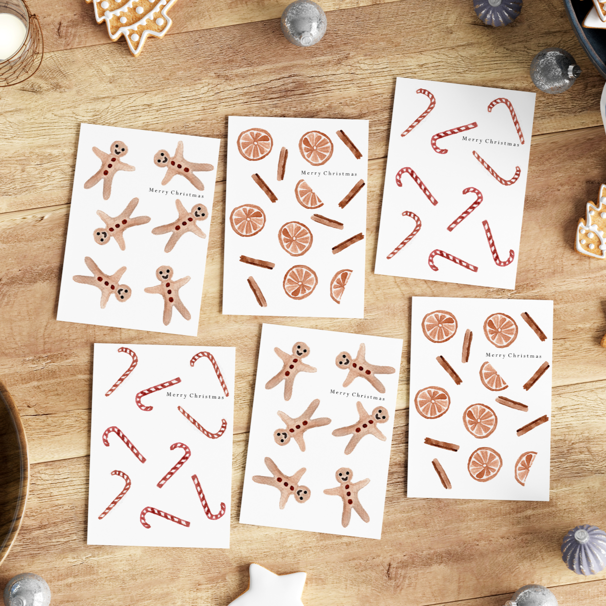 Festive Kitchen Christmas Card Pack