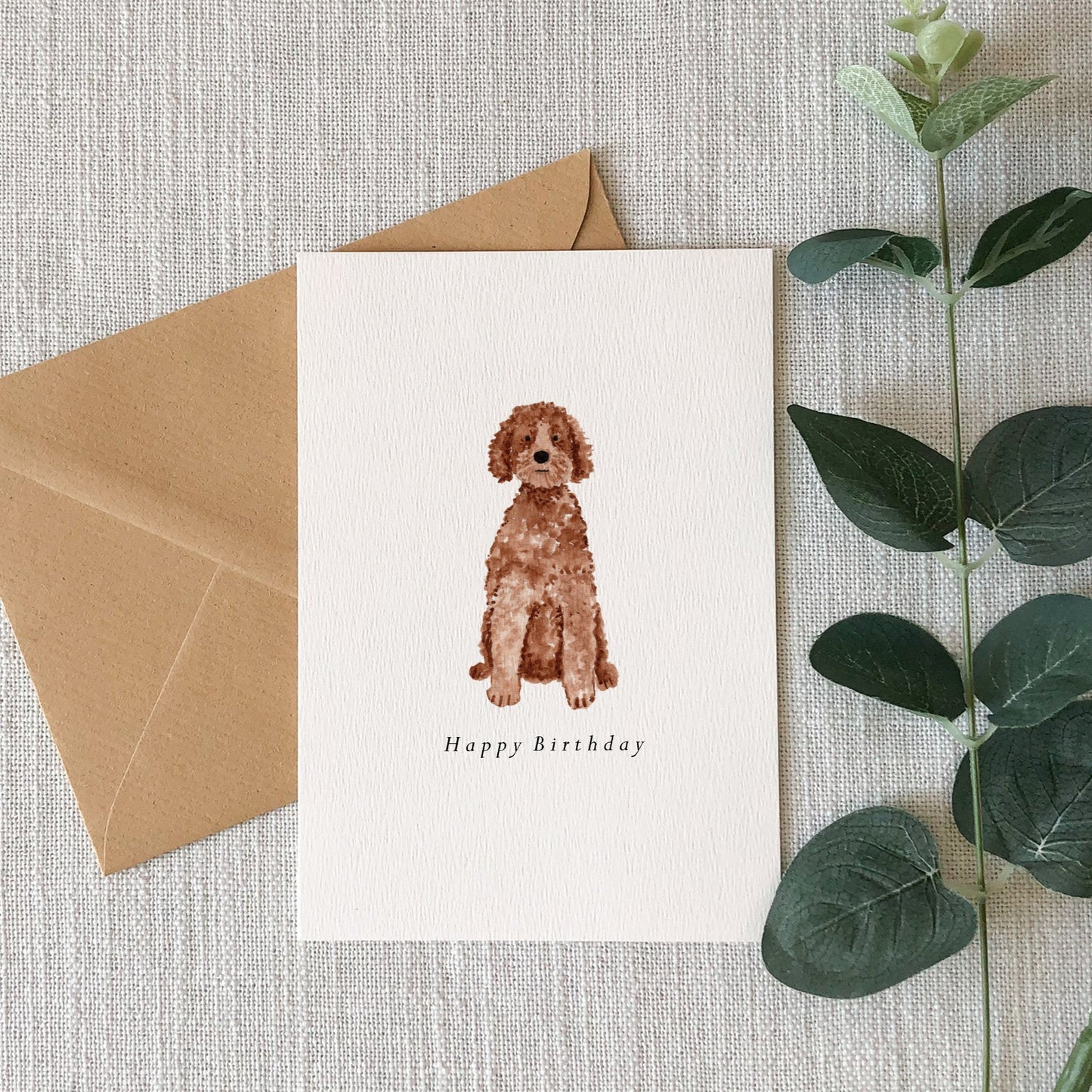 Cockapoo Birthday Card