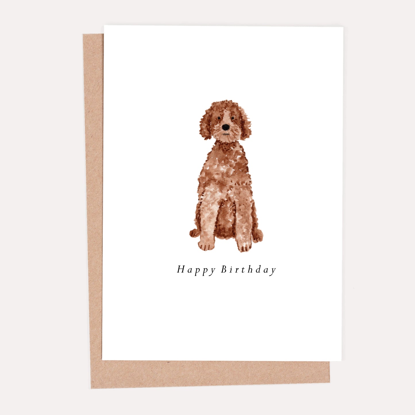 Cockapoo Birthday Card