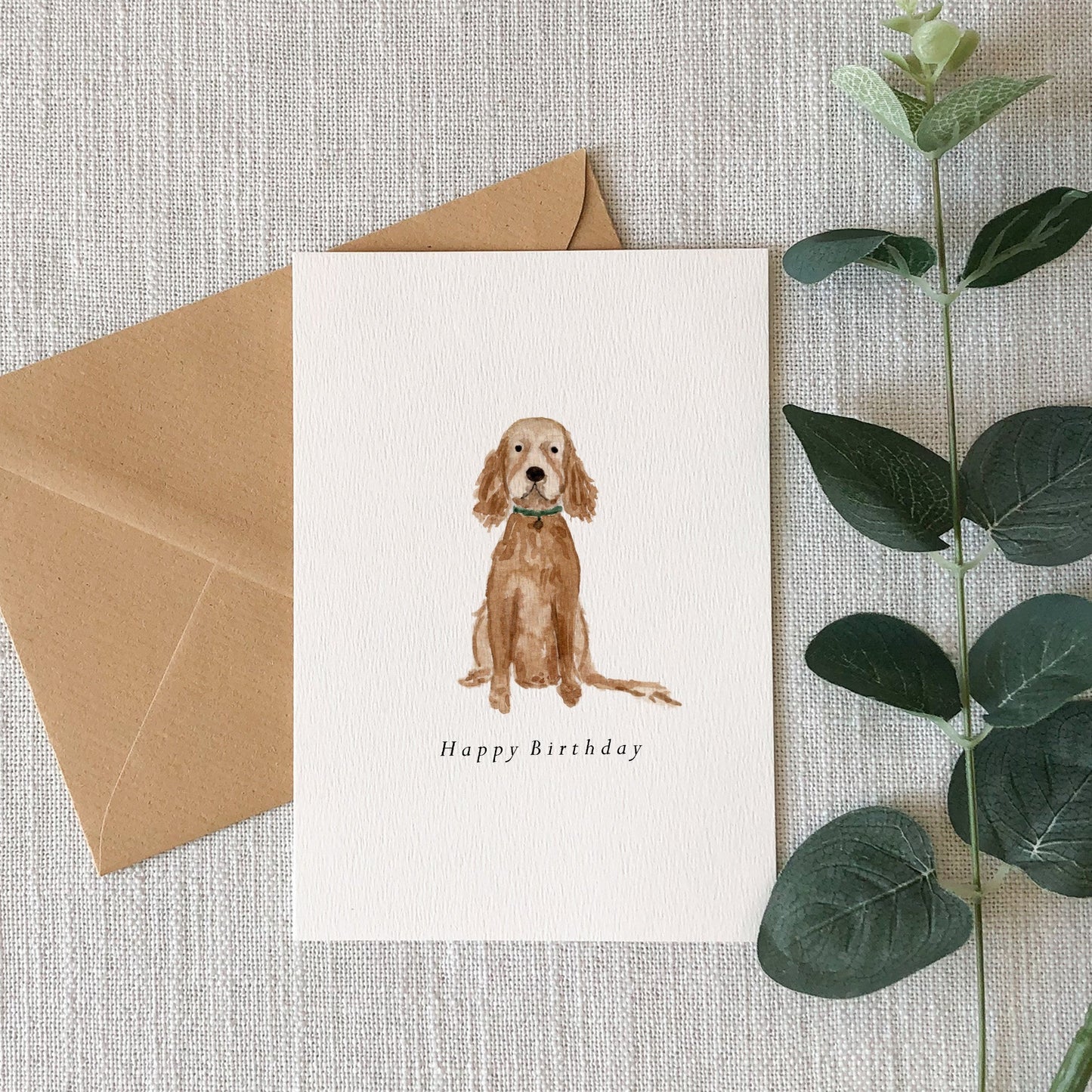 Cocker Spaniel Birthday Card