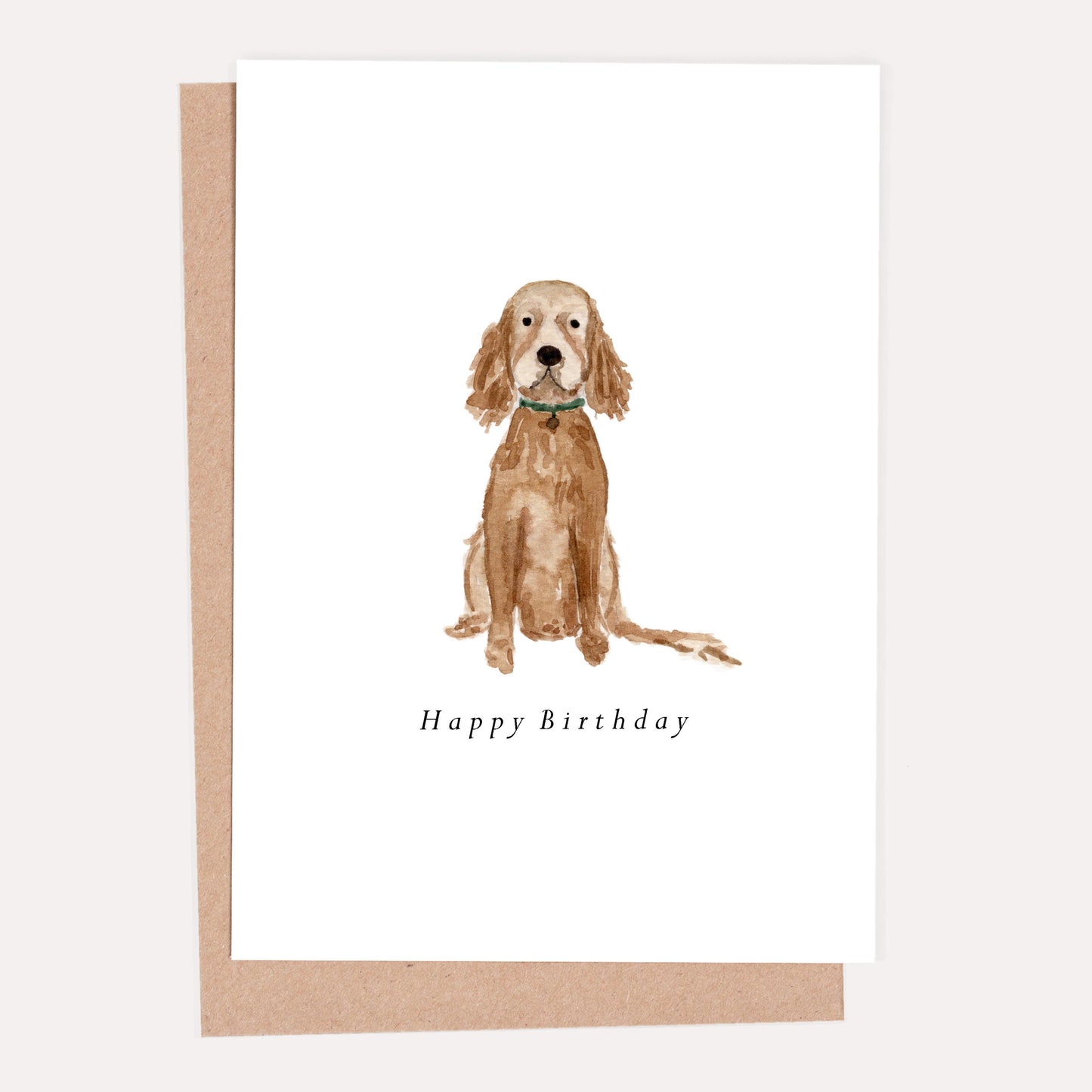 Cocker Spaniel Birthday Card