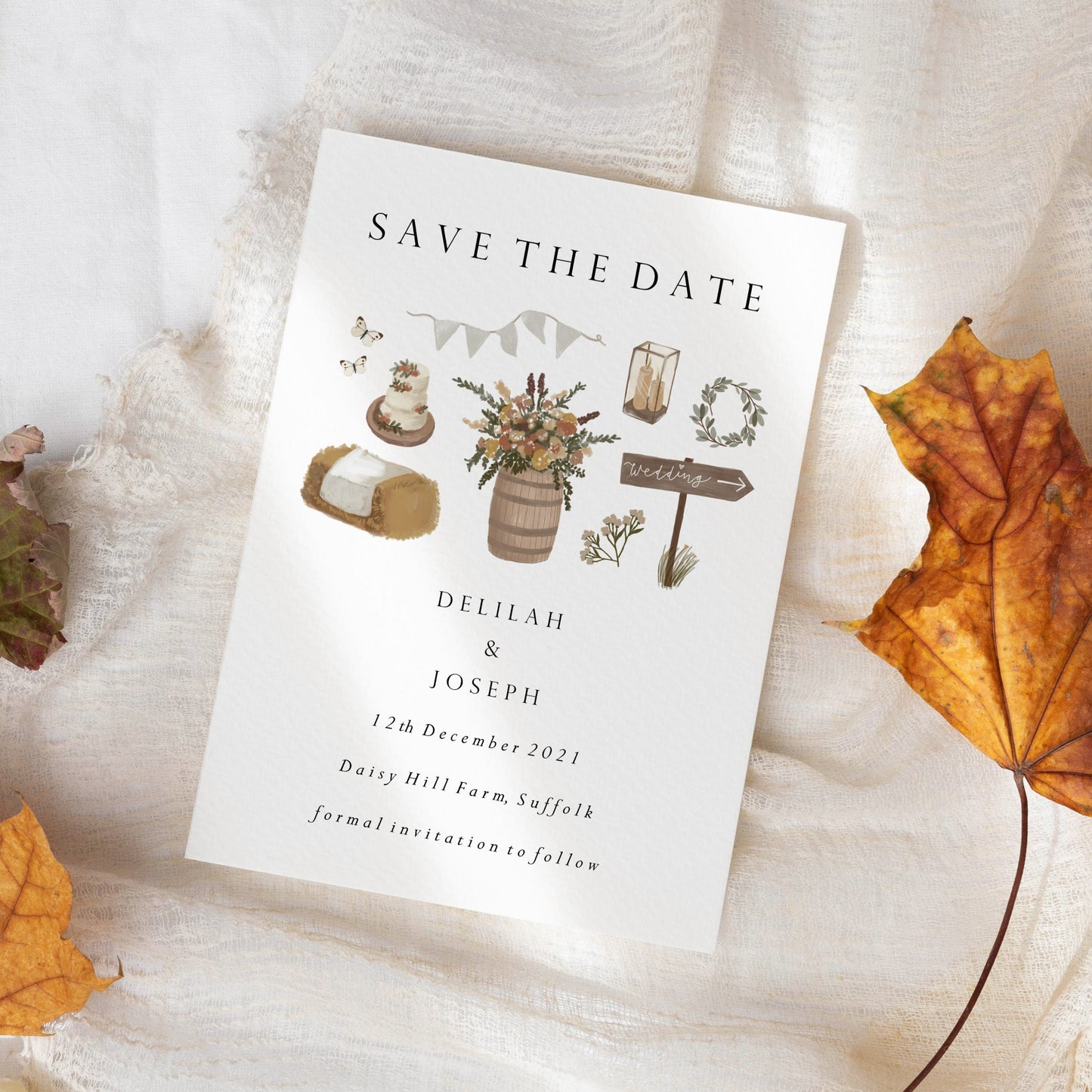 Country Farm Save the Date