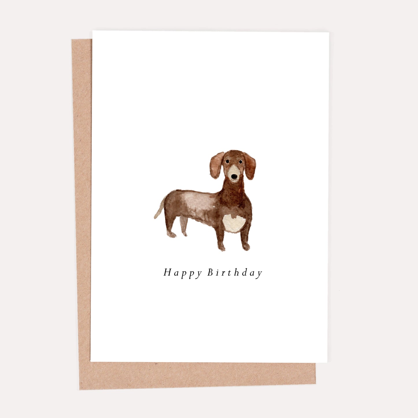 Dachshund Birthday Card