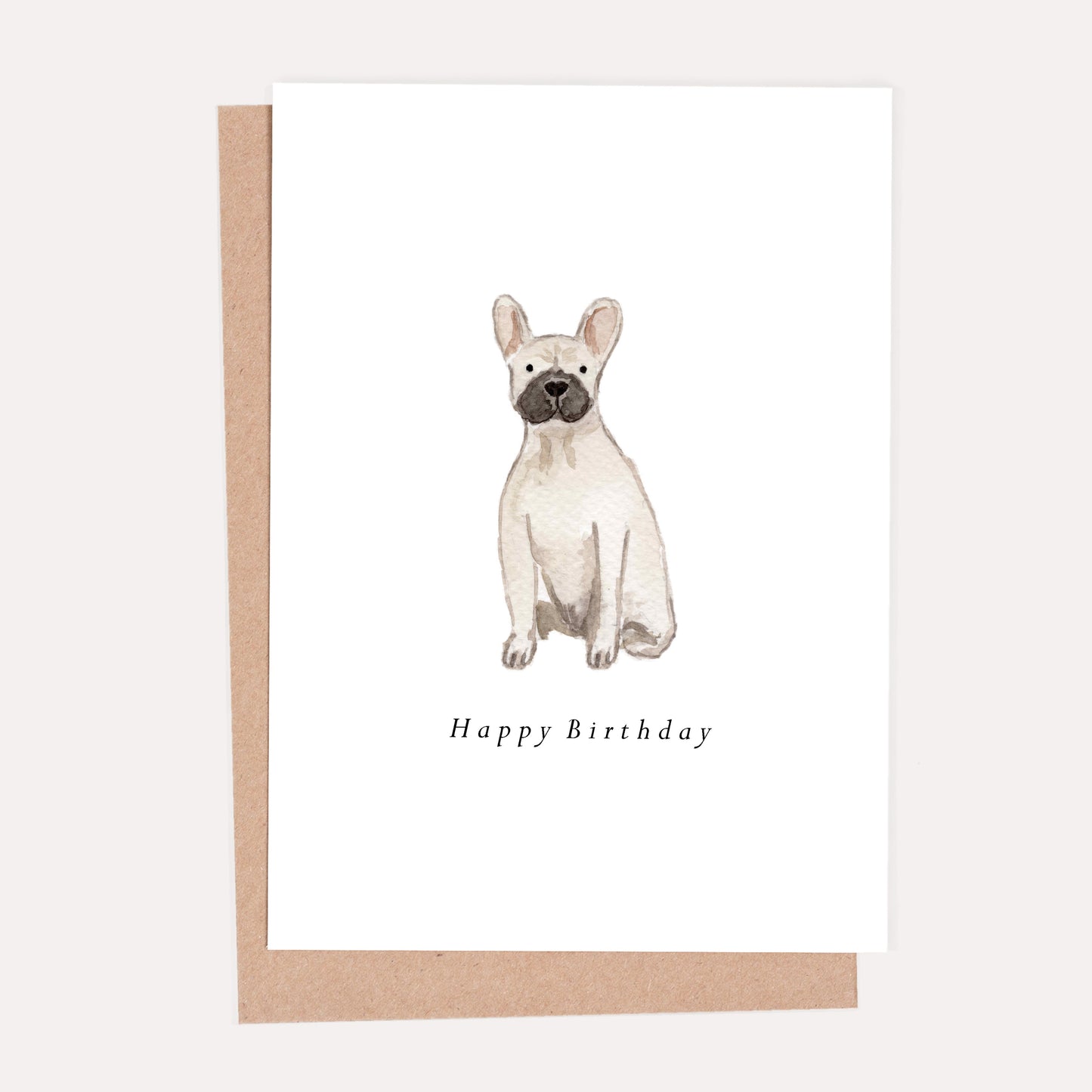 French Bulldog Birthday Card