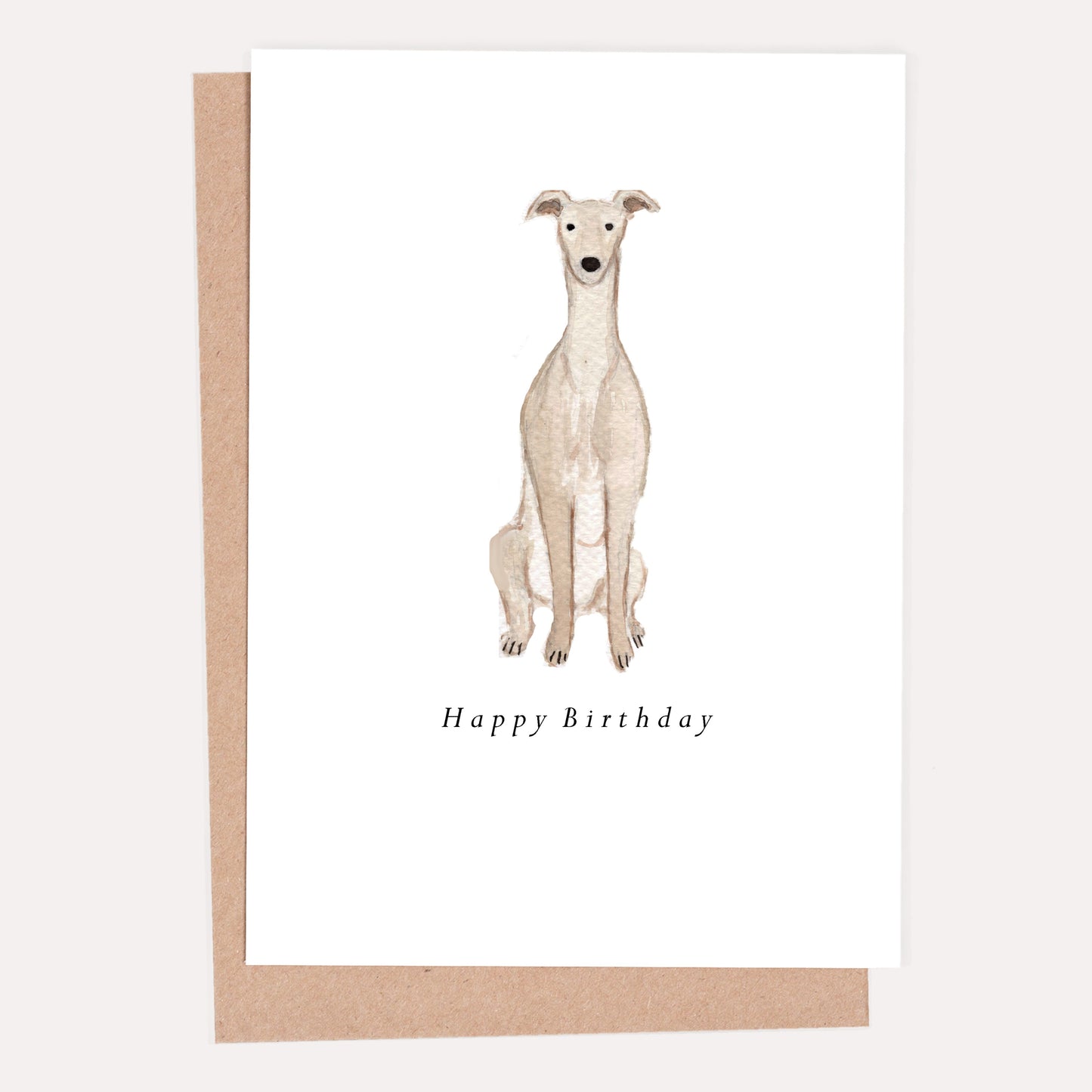Greyhound Birthday Card