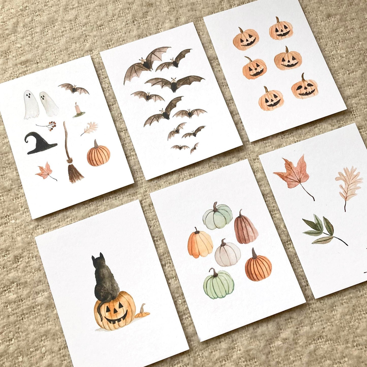 Halloween mini print set by HeatherLucyJ