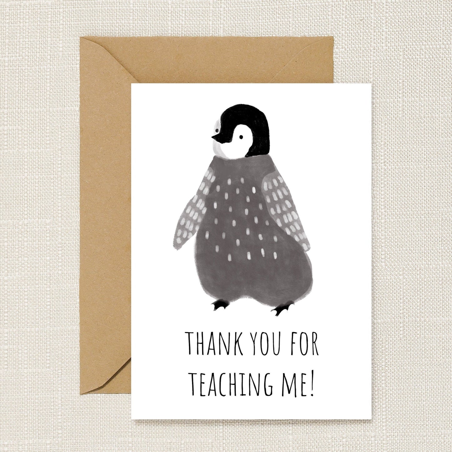Thank You For Teaching Me Card