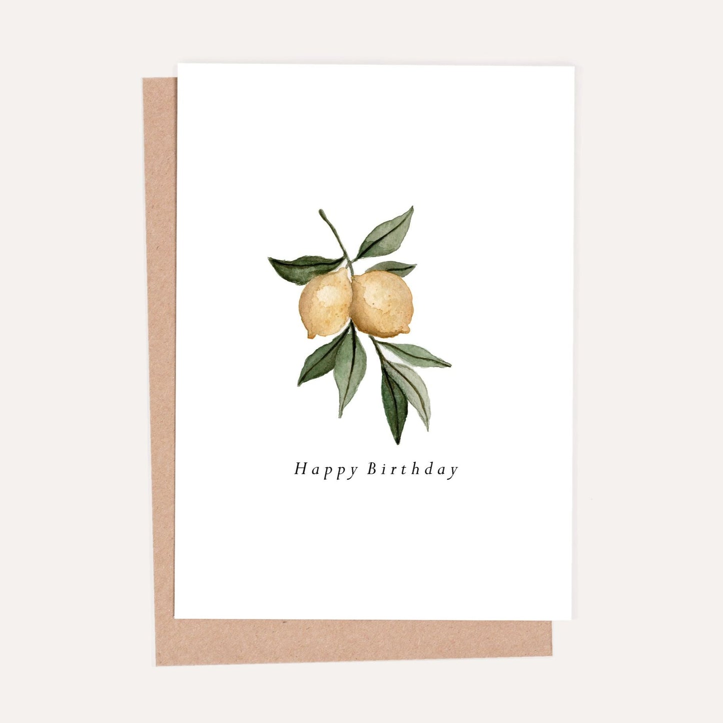 Lemon Fruit Birthday Card