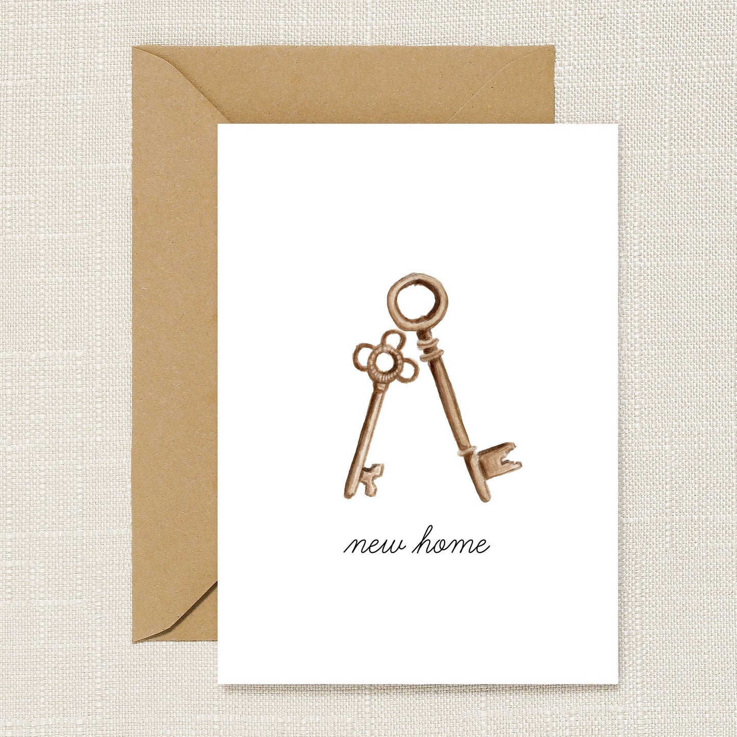 New Home Keys Card