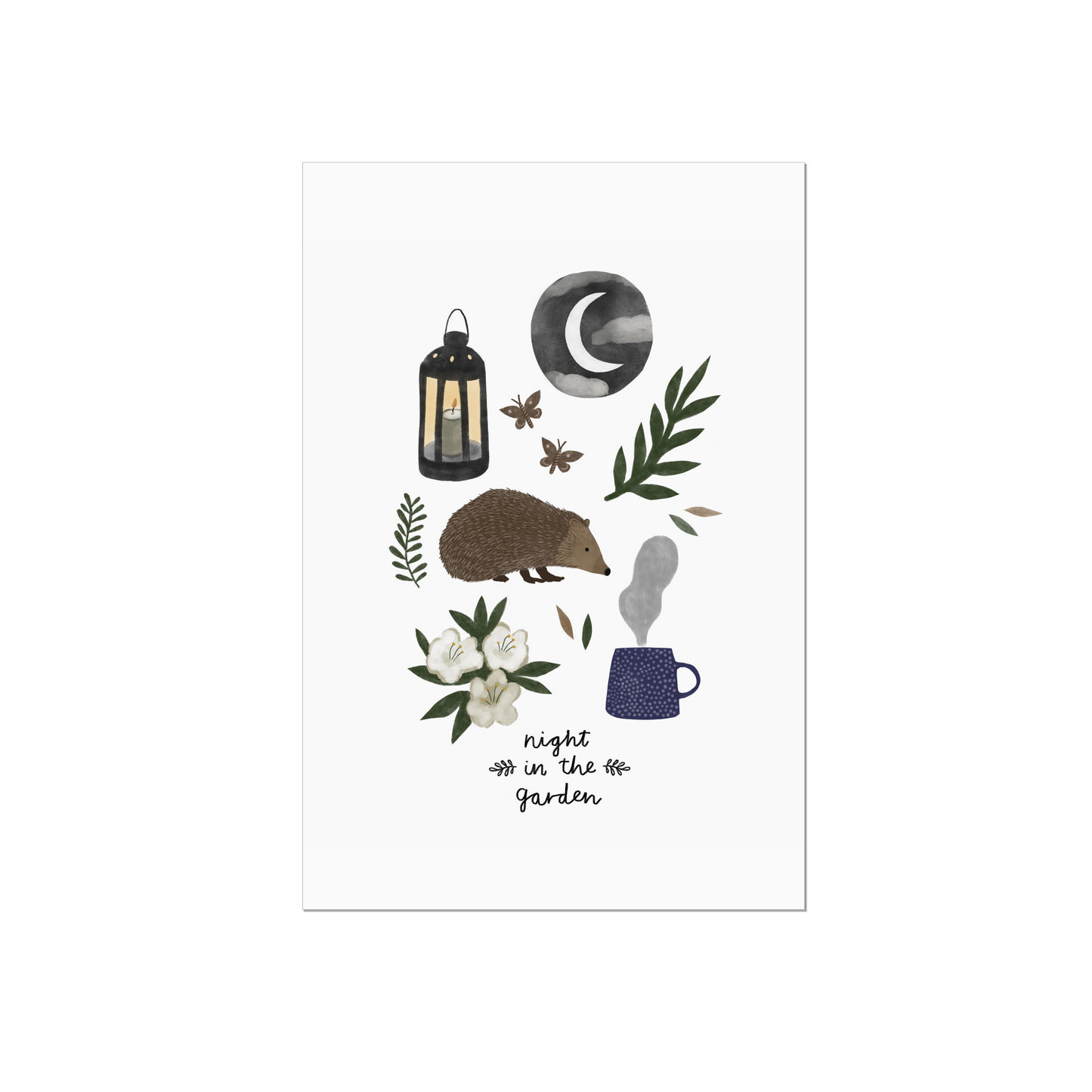 Night in the Garden Art Print