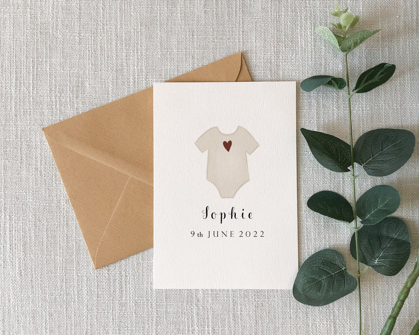 New Baby Congratulations Card | Personalised