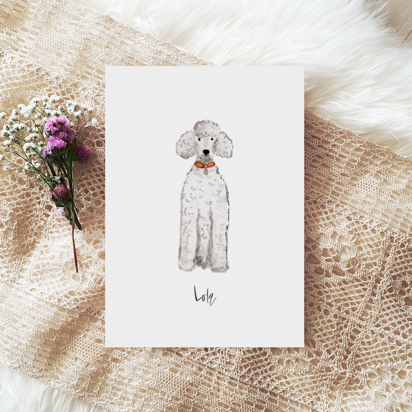 Watercolour Mini Pet Portrait
