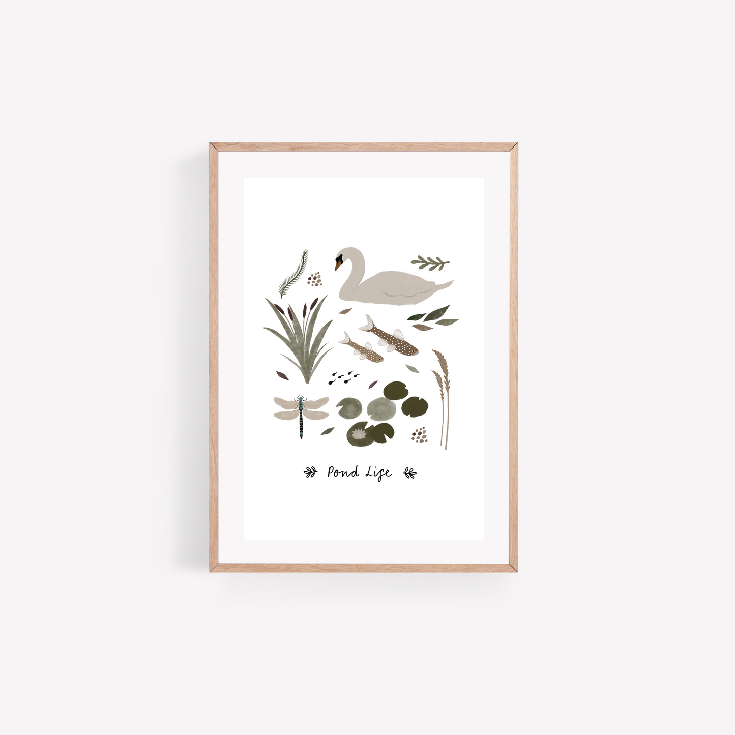 Pond Life Art Print