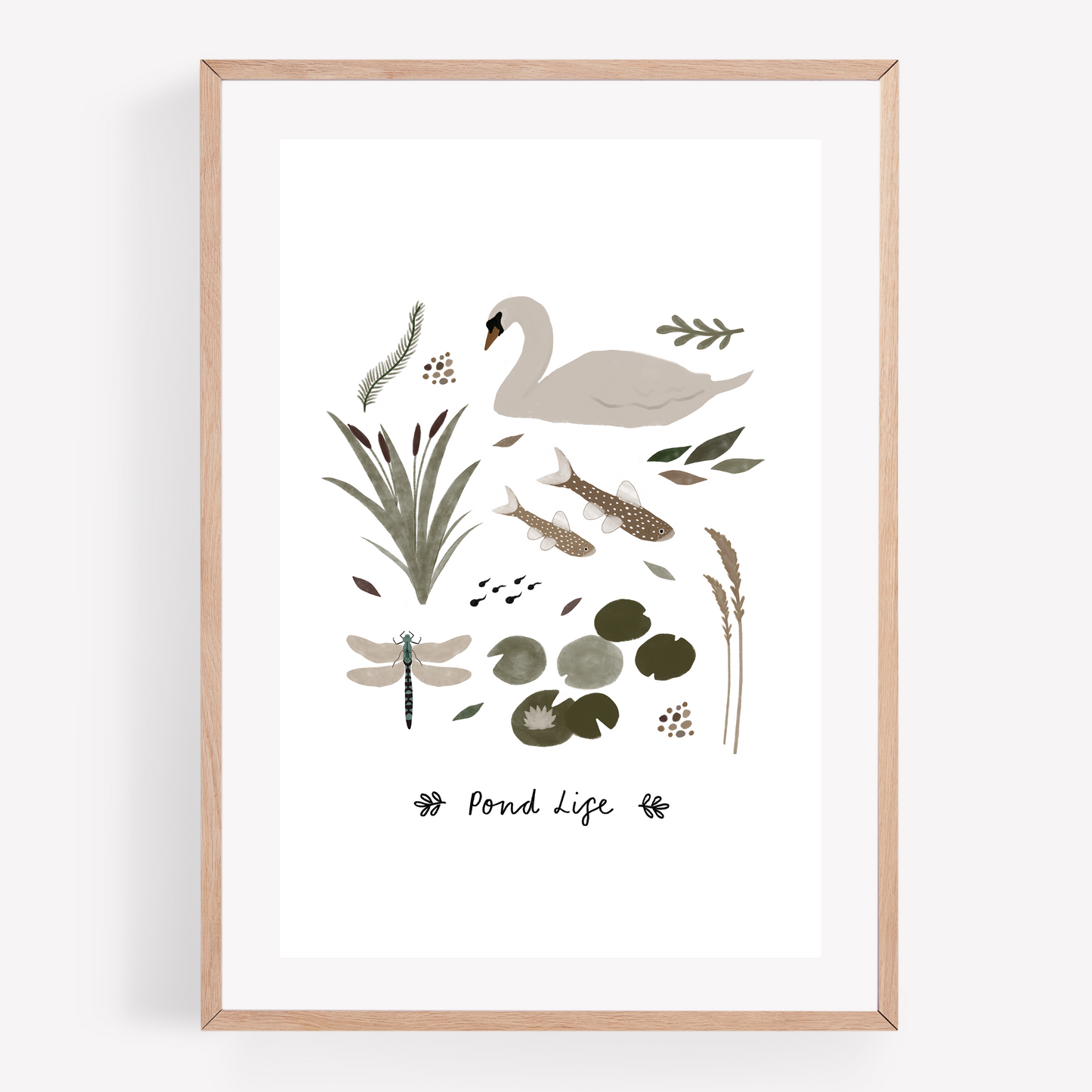 Pond Life Art Print