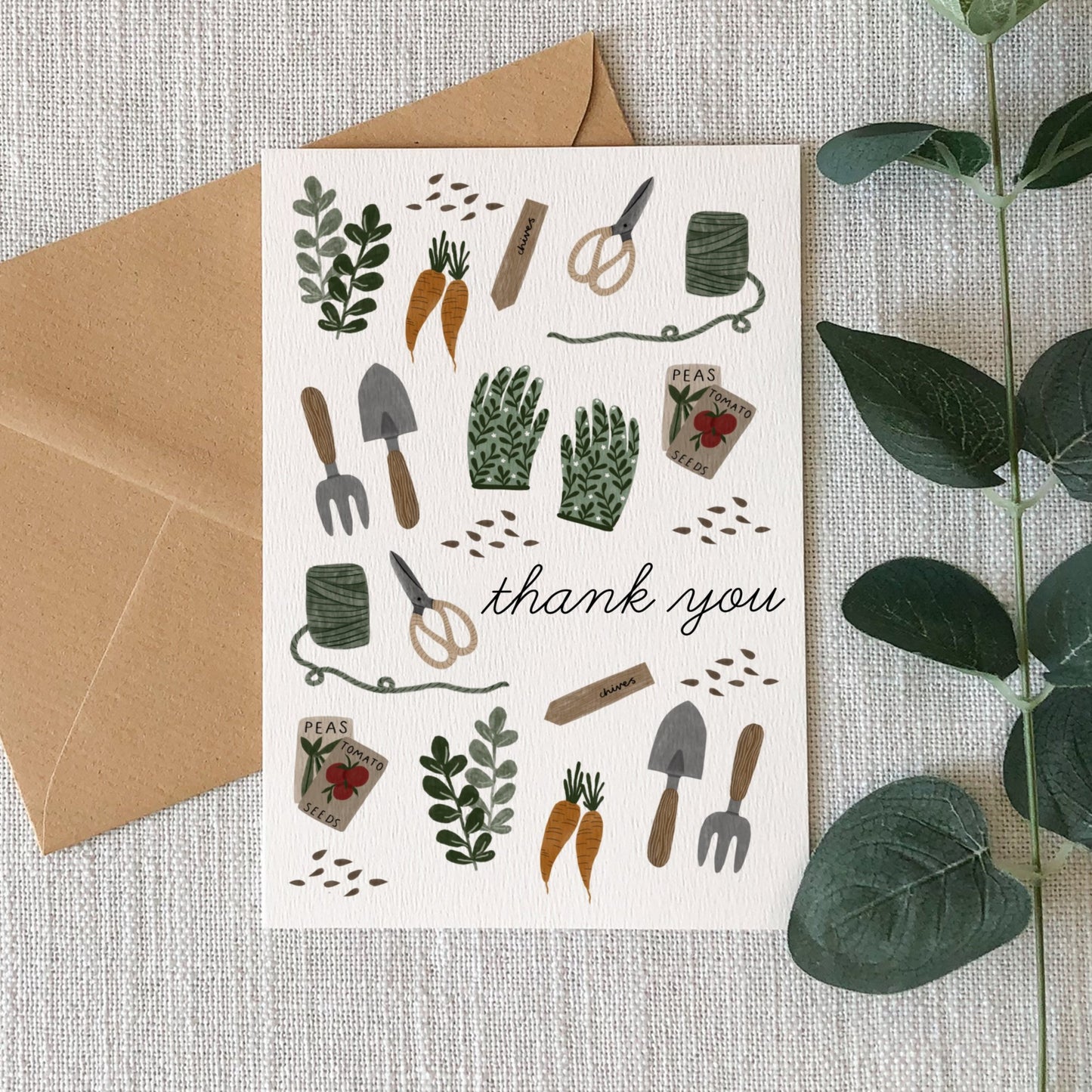 Gardening Thank You Card