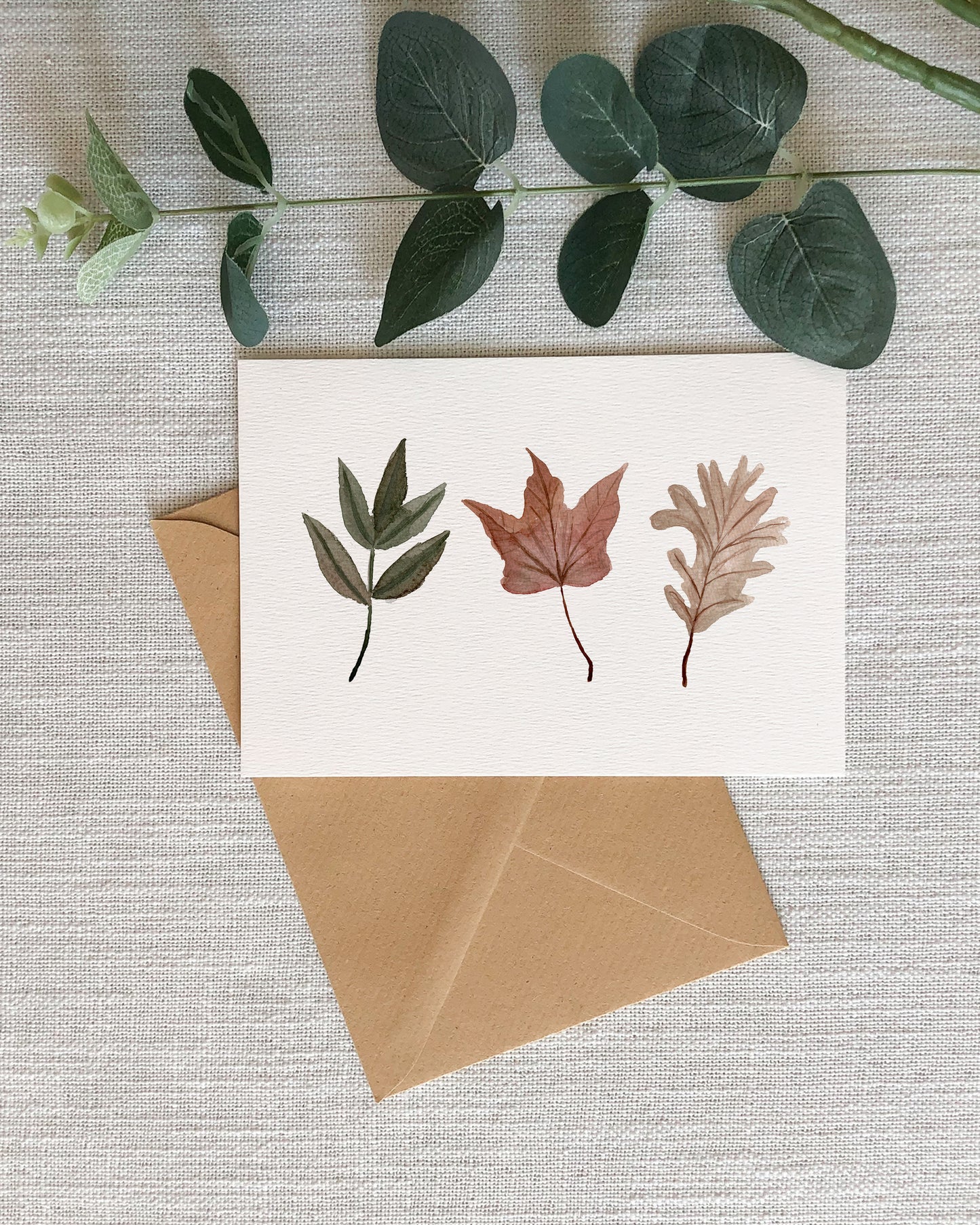 Autumn Leaves Greeting Card