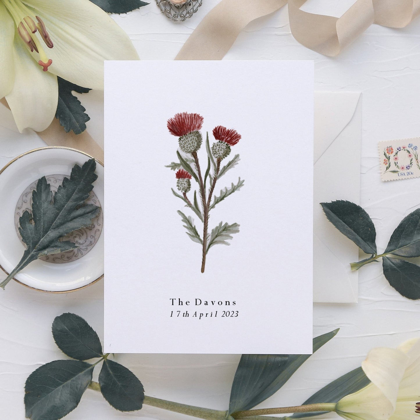 ADD-ON Personalised Wedding Keepsake Print