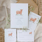 Highland Cow Scottish Wedding Invitation