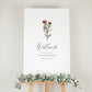 Scottish Thistle Wedding Welcome Sign