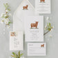 Highland Cow Scottish Wedding Invitation