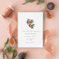 Peach Fruit Wedding Invitation