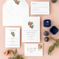 Peach Fruit Wedding Invitation