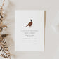 Pheasant Wedding Invitation