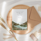 Summer in the Scottish Highlands Watercolour Wedding Invitation