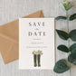 Welly Boot with Flowers Save the Date