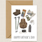 Happy Father's Day Hiking Card