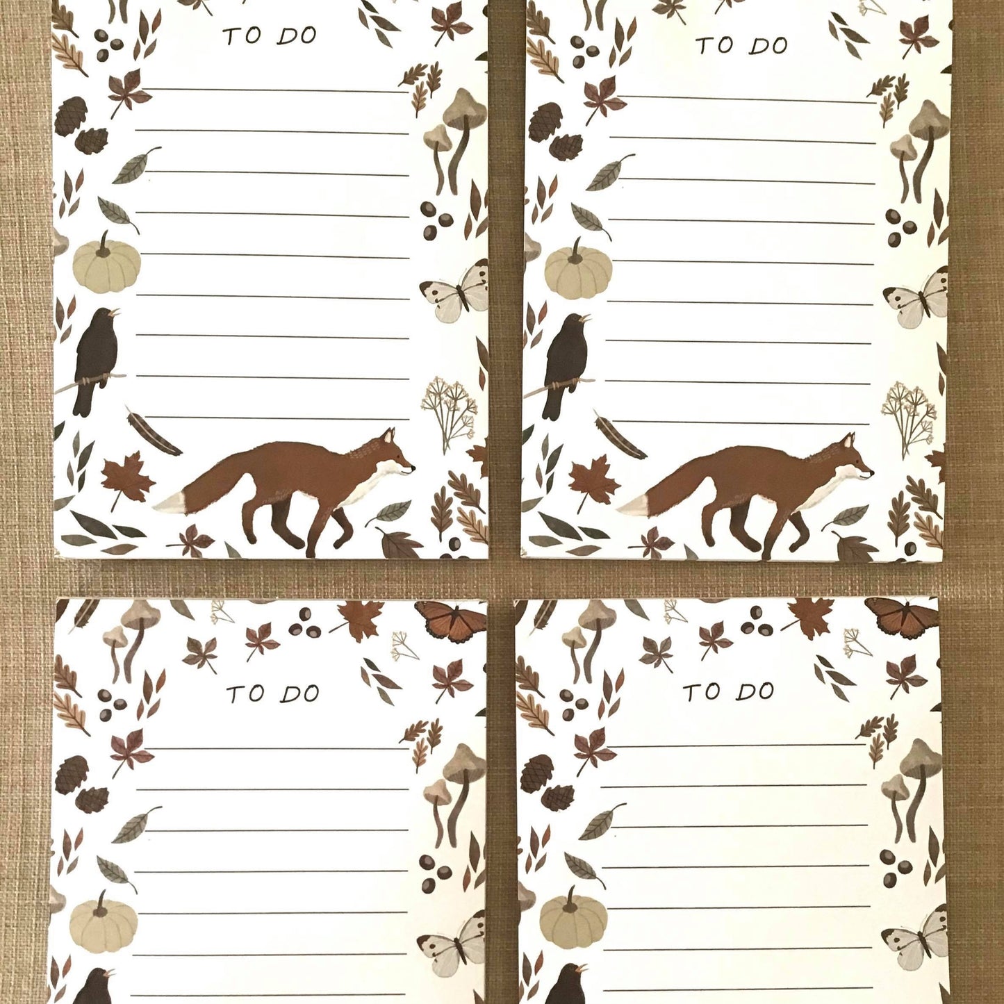 Woodland Wilderness To Do Notepad