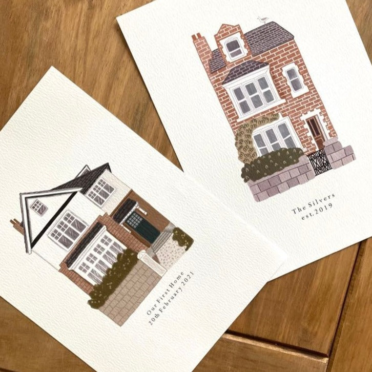 custom house portraits by heatherlucyj