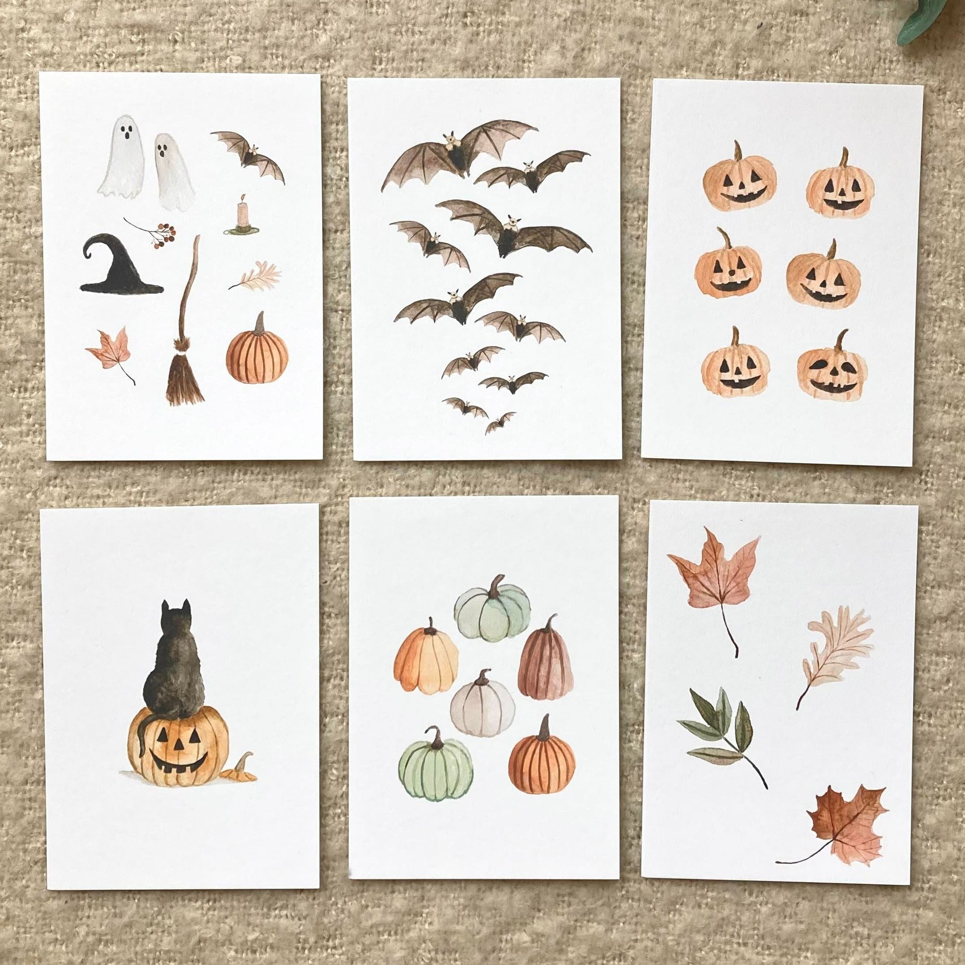 Halloween mini print set by HeatherLucyJ