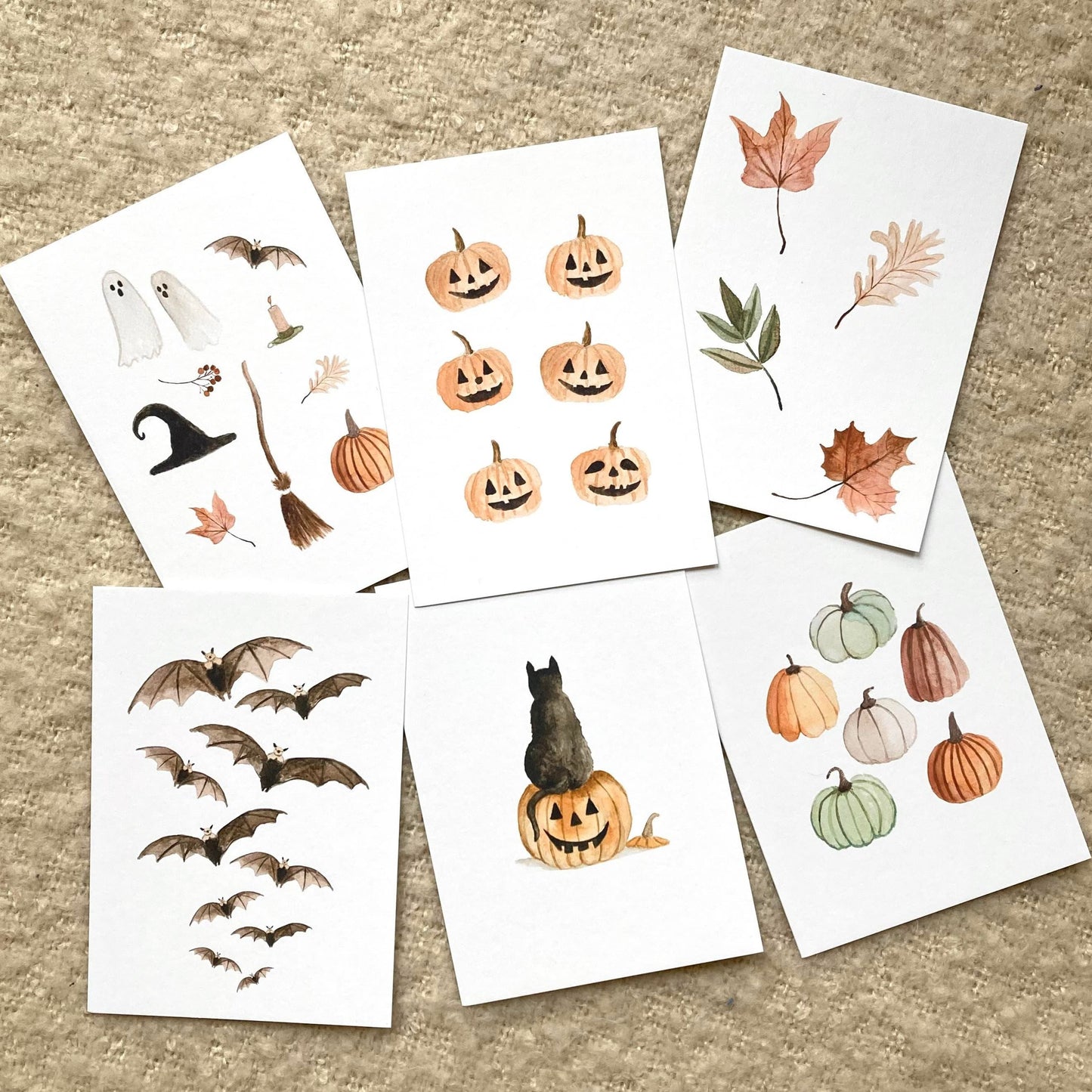 Halloween mini print set by HeatherLucyJ