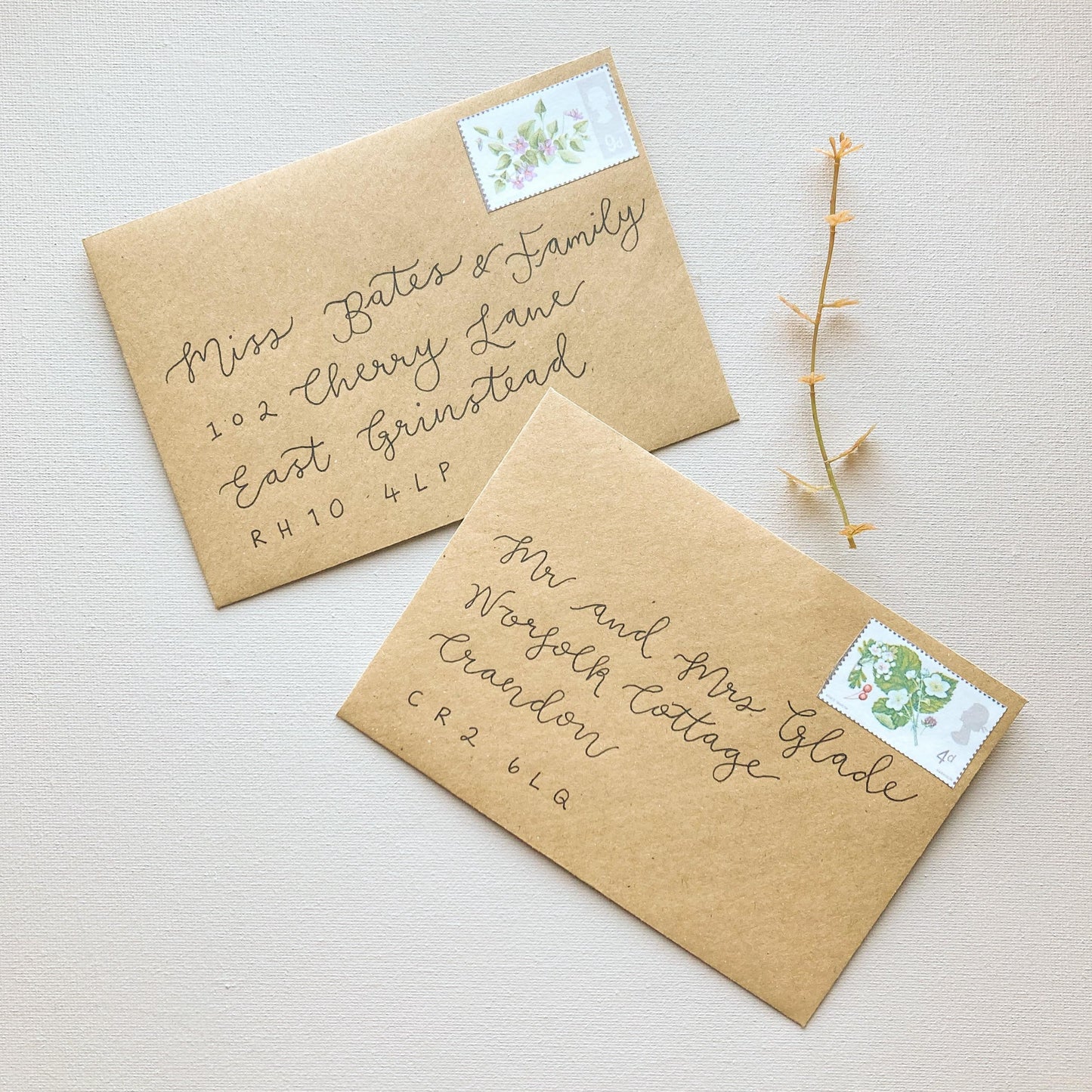 ADD-ON - Hand Calligraphy Envelope Addressing for Wedding Stationery