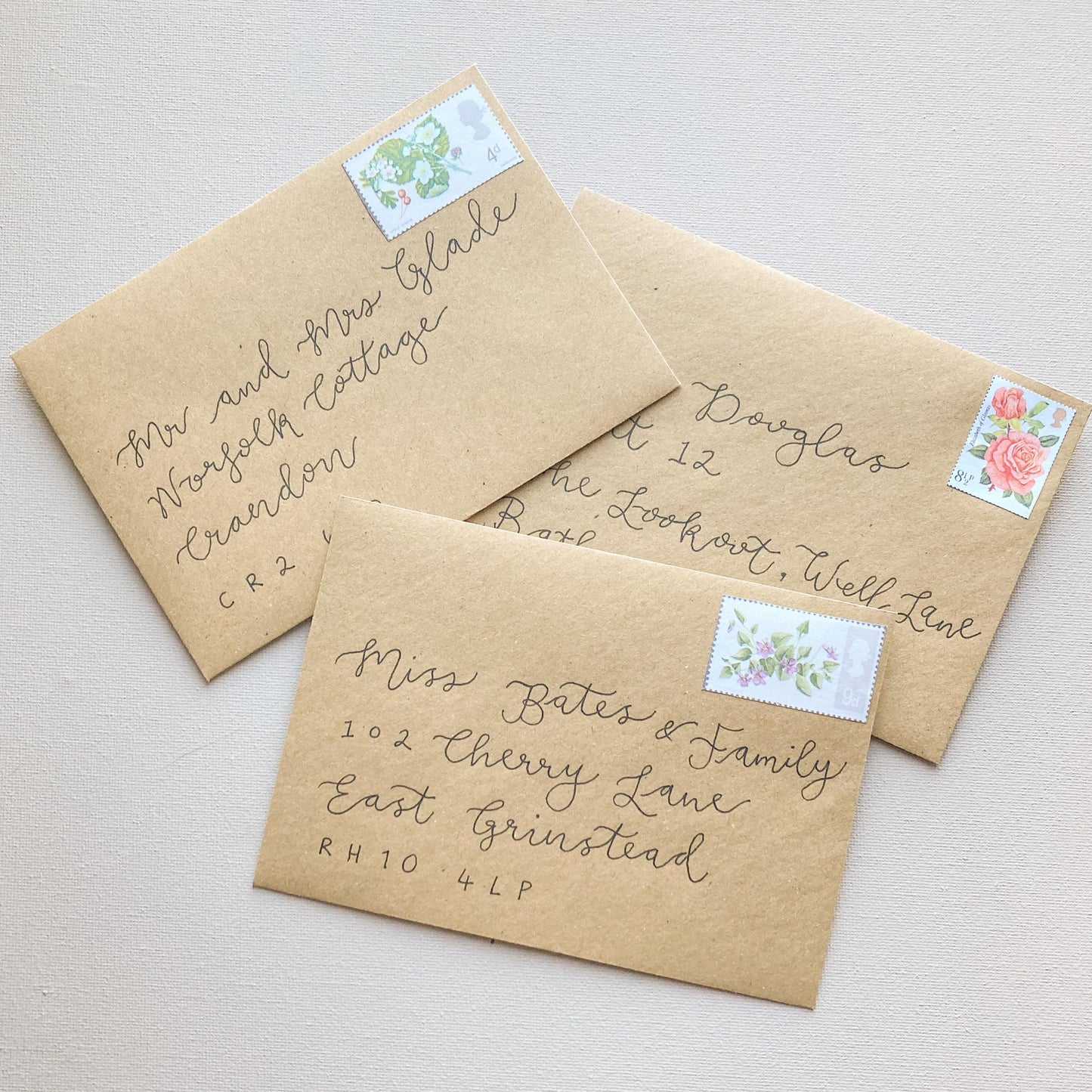 ADD-ON - Hand Calligraphy Envelope Addressing for Wedding Stationery