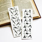 Set of Bookmarks - Wild Swimming & Yoga Design