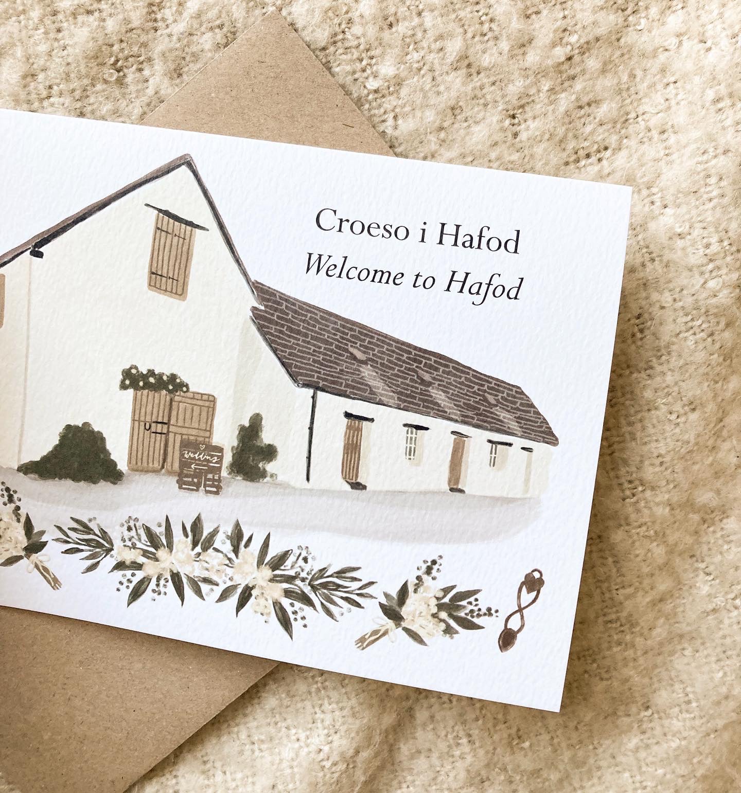 Welcome to Hafod Greeting Card | HeatherLucyJ x Hafod Farm