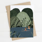 Wild Swimming Illustrated Greeting Card
