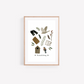 Birdwatching Essentials Art Print