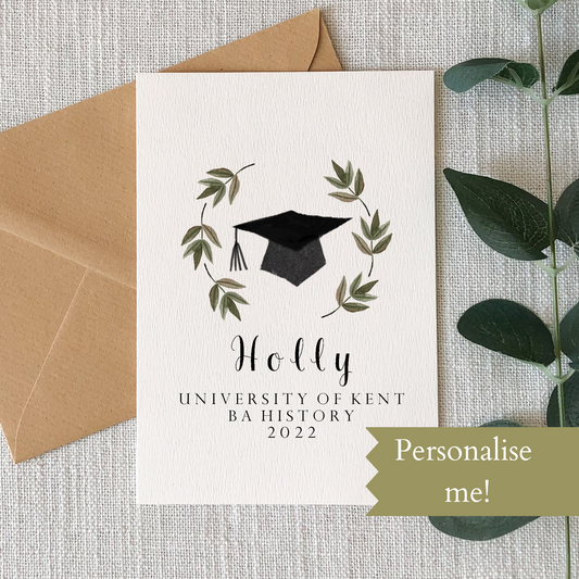 Graduation Congratulations Card | Personalised